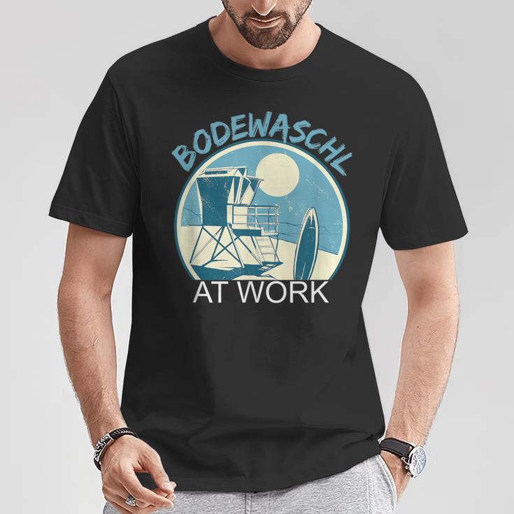 Bodewaschl At Work Bathmeister Lifeguard T-Shirt Lustige Geschenke