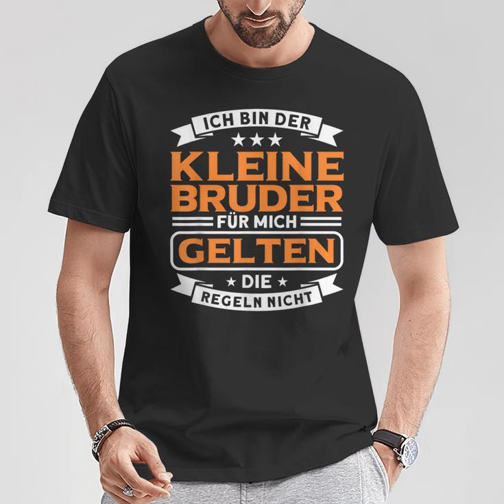 Bruder Für Mich Geln Die Regeln Nicht Kleiner Bruder German Lang T-Shirt Lustige Geschenke