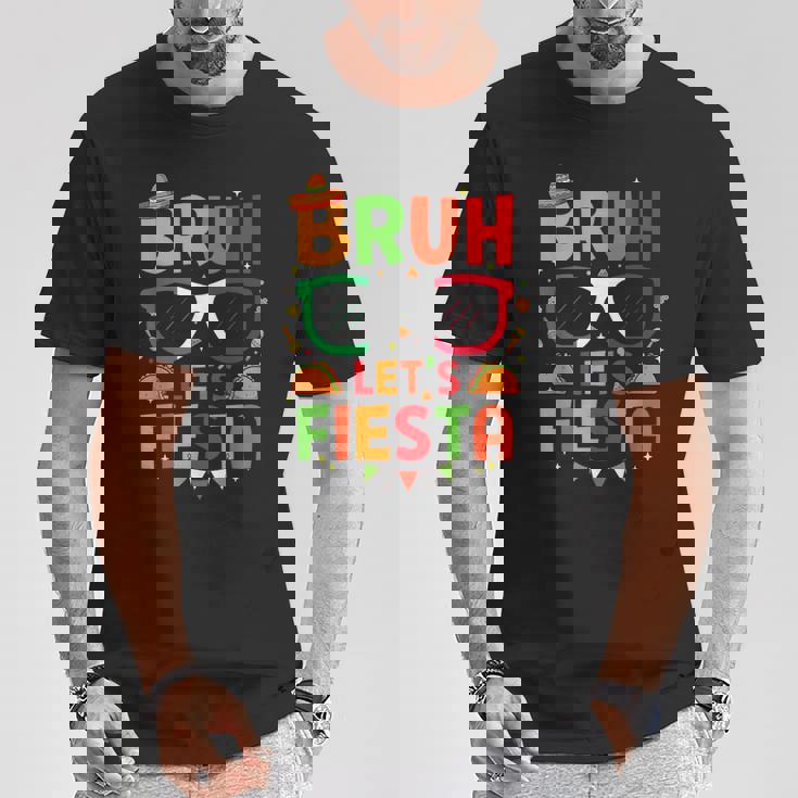 Bruh Let's Fiesta Cinco De Mayo Mexican Party Kid T-Shirt Unique Gifts