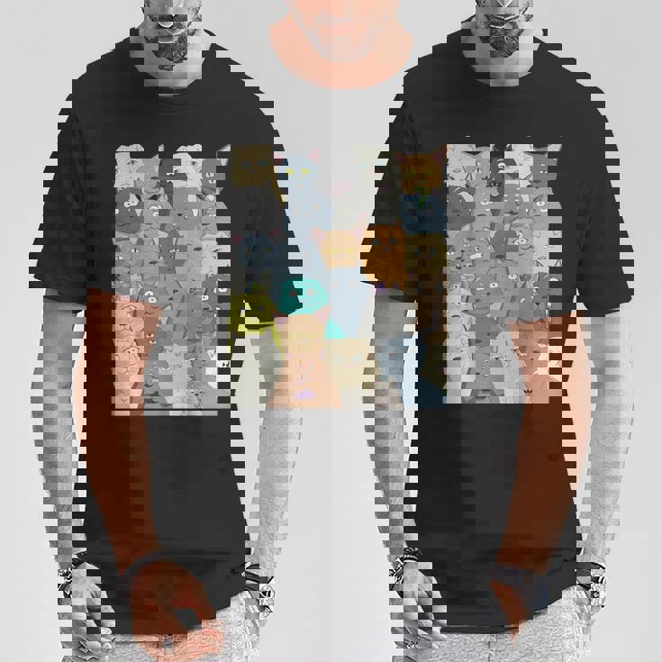 Camisa De Gatos Lindos Divertidos Sarcásticos Kawaii Anime Cat Lovers Camiseta unisex Regalos divertidos