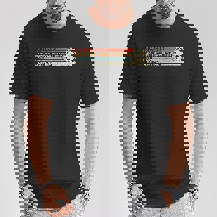 Carpinteros Carpinteros Para Hombres Retro Madera De Carpintero Para Hombres Camiseta unisex Regalos divertidos