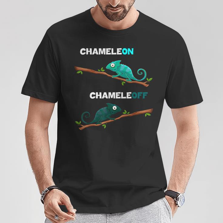 Chameleon Chameleoff Chameleon Slogan T-Shirt Lustige Geschenke