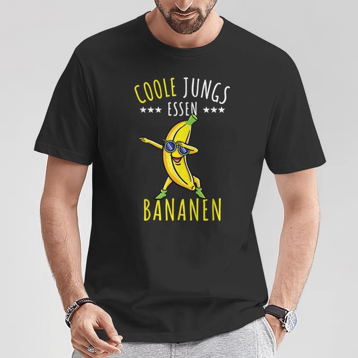 Coole Jungs Essen Bananen T-Shirt Lustige Geschenke