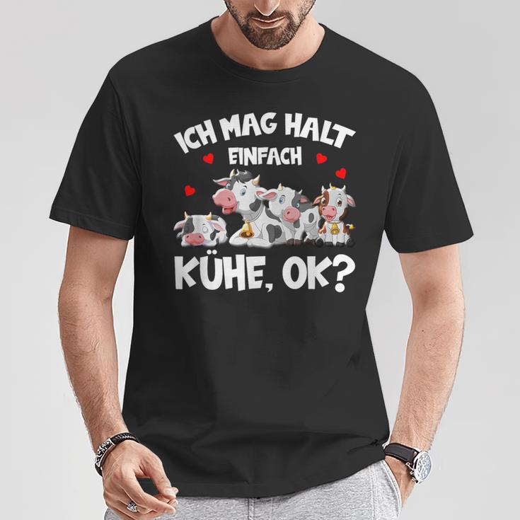 Cow Ich Mag Halt Einfach Cows Ok Bauer Cow T-Shirt Lustige Geschenke