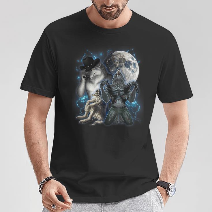 Cringe Alpha Wolf Meme Werewolf T-Shirt Lustige Geschenke