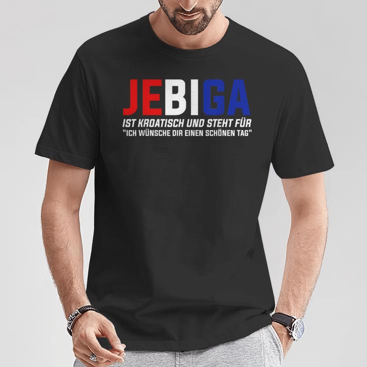 Croatian Jebiga Croatia Balkan Croatian Croatian T-Shirt Lustige Geschenke