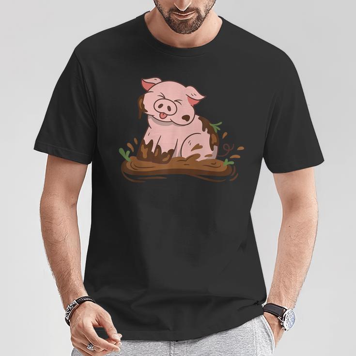 Cute Pig Farm Farming Pig T-Shirt Lustige Geschenke