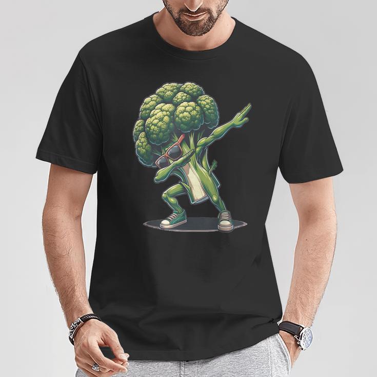 Dab Broccoli Dancing Dabbing Broccoliegetable T-Shirt Lustige Geschenke