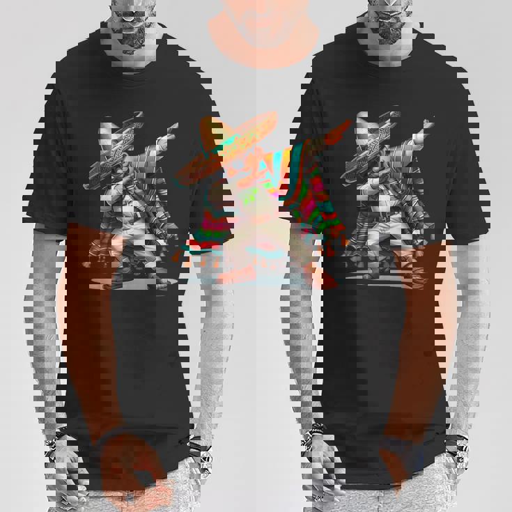 Dabbing Mexican Poncho Cinco De Mayo Boys Sombrero Dab T-Shirt Personalized Gifts