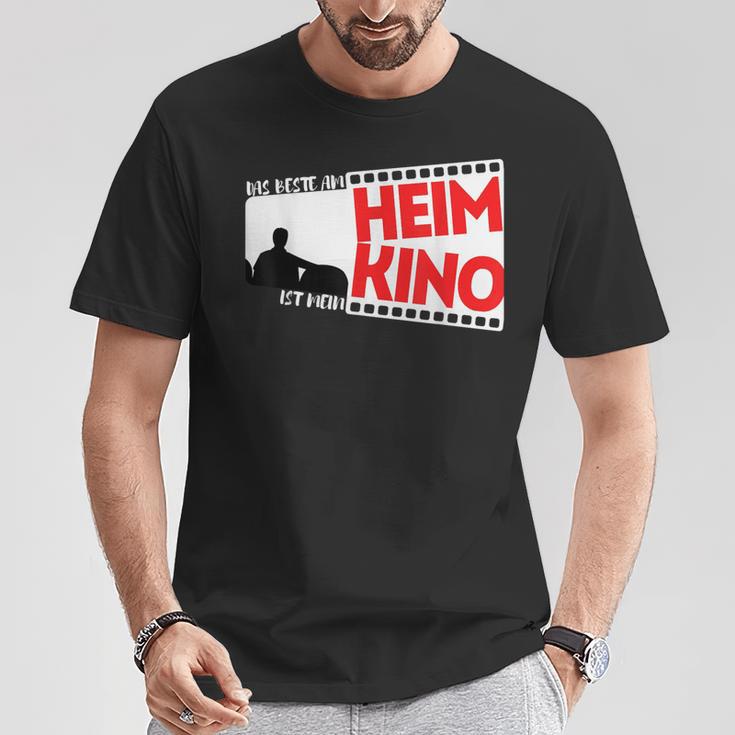 Das Beste Am Heim Ist Mein Kino Best At Home Is My Cinema T-Shirt Lustige Geschenke