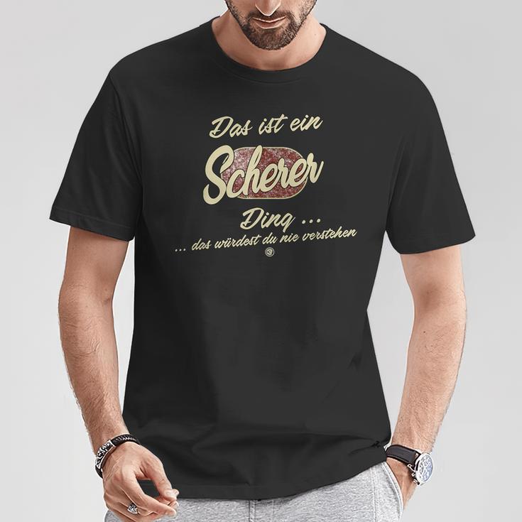 Das Ist Ein Scherer Ding Family Scissors T-Shirt Lustige Geschenke