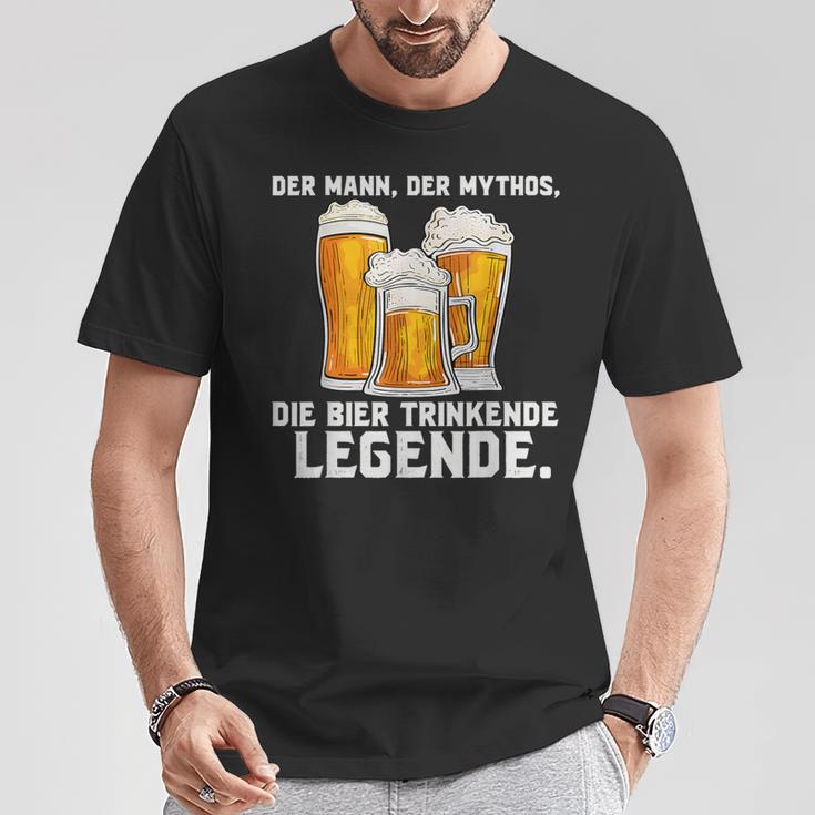 Der Mann Der Mythos Die Bier Trinkende Legende T-Shirt Lustige Geschenke