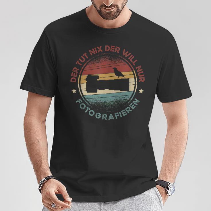 Der Tut Nix Der Will Nur Fotografieren Animal Photographerintage T-Shirt Lustige Geschenke