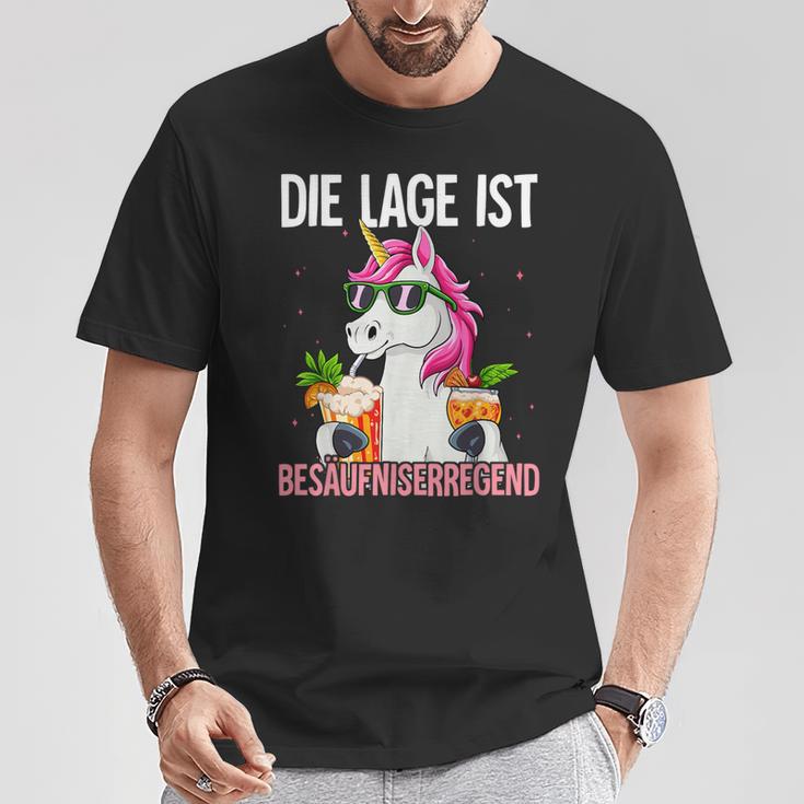 Die Lage Ist Besäufniserregend T-Shirt Lustige Geschenke