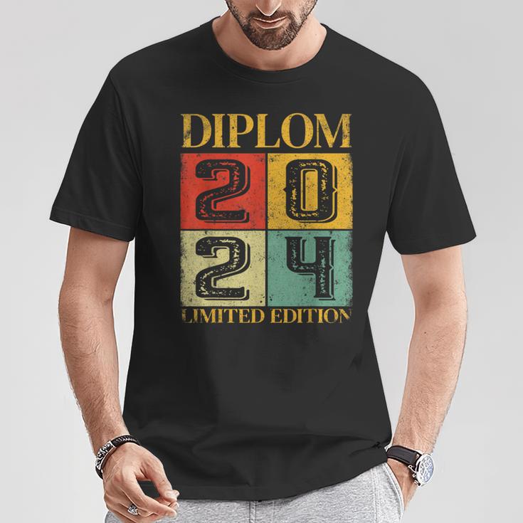 Diplom Geschafft Legende 2024 T-Shirt Lustige Geschenke