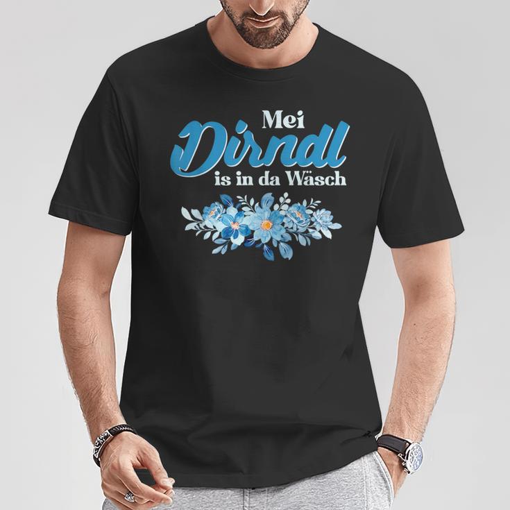 Dirndl Municholksfest Mei Dirndl Ist In Der Wäsche T-Shirt Lustige Geschenke