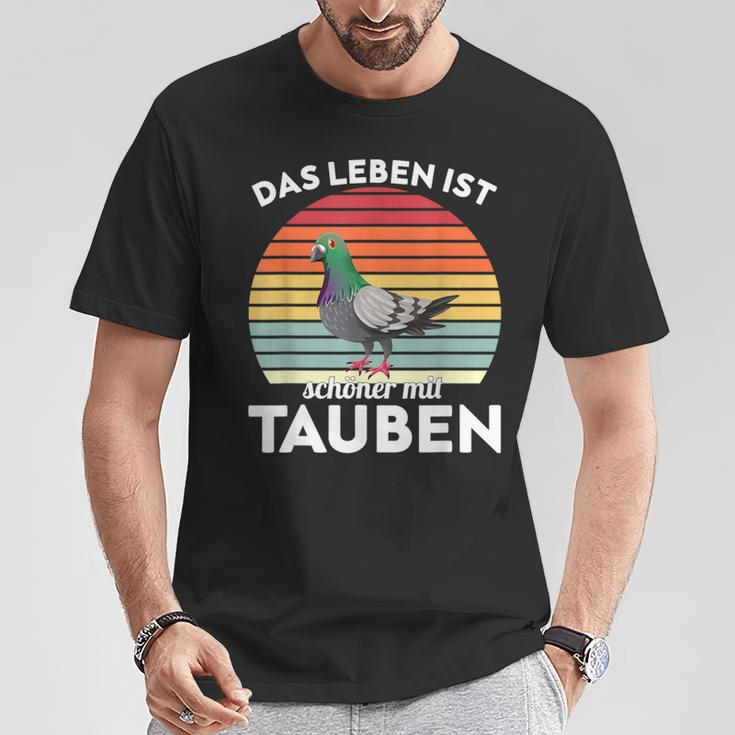 With Dove Das Leben Ist Schönmit Tauben T-Shirt Lustige Geschenke