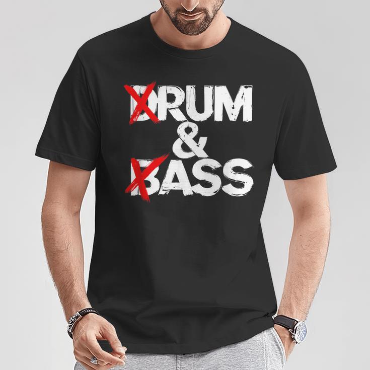 Drum And Bass Rum & Ass T-Shirt Lustige Geschenke