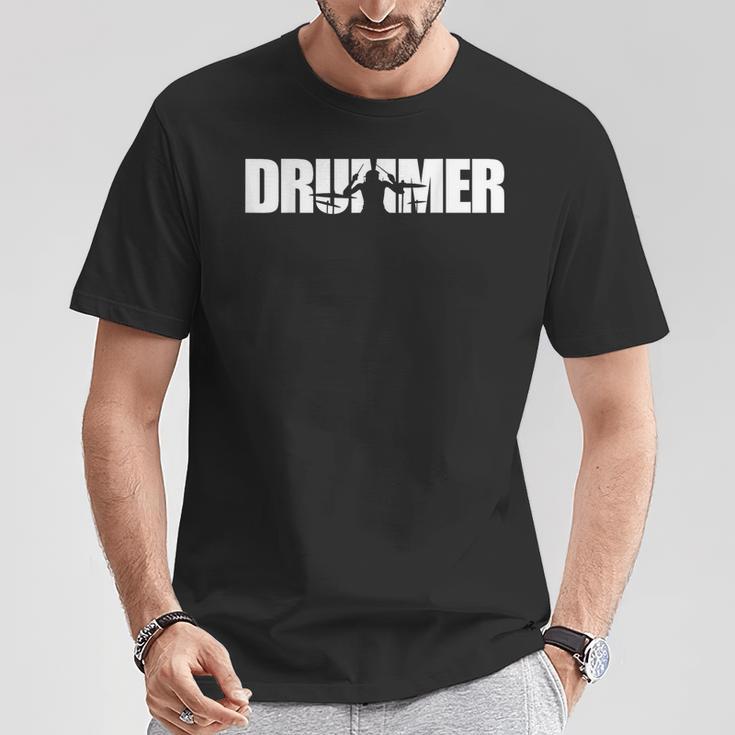 Drummer Drummer T-Shirt Lustige Geschenke