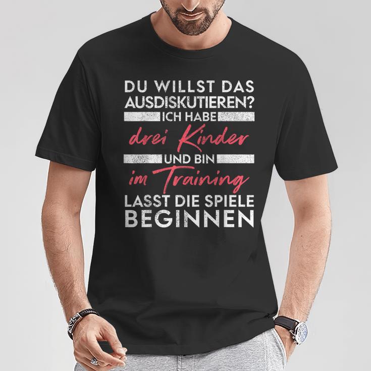 Du Willst Das Ausdiskutieren -Ater Kinder T-Shirt Lustige Geschenke