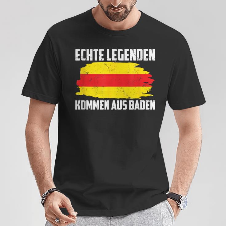 Echte Legenden Kkommen Aus Baden Echte Legends Kkommen Aus B T-Shirt Lustige Geschenke