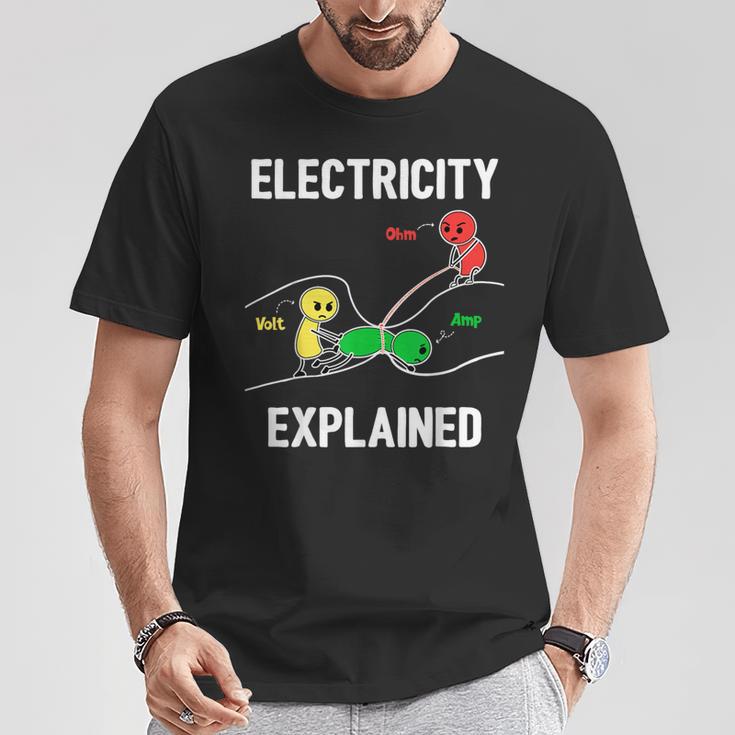 Electrician Ohmolt Amp Electrician T-Shirt Lustige Geschenke