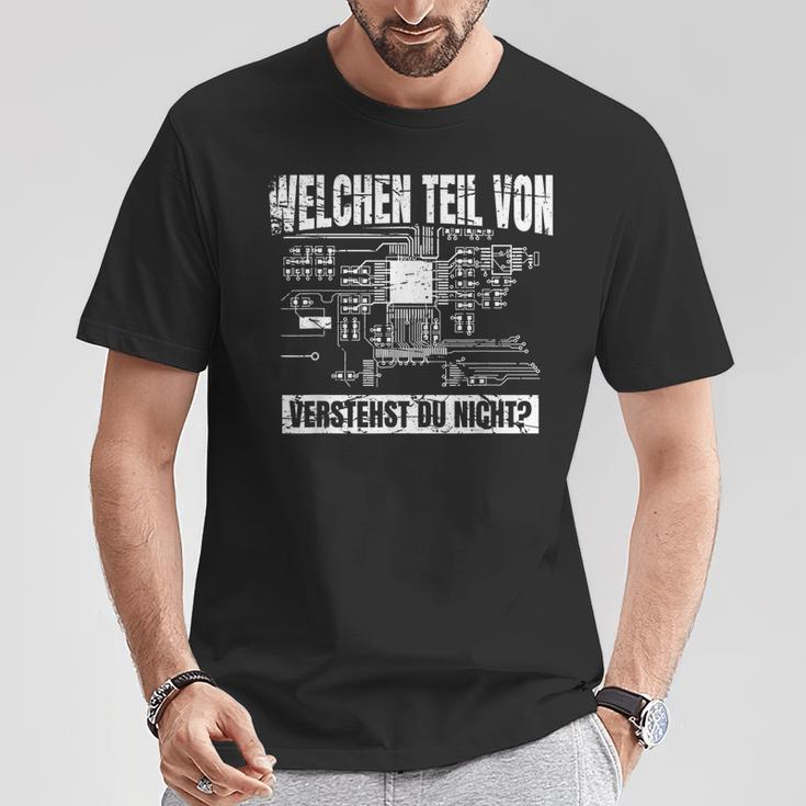 Electronicians Electrics Slogan I Electrical Engineering Motif T-Shirt Lustige Geschenke