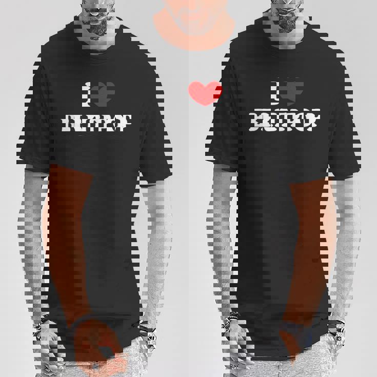 Me Encanta El Britpop Me Encanta El Britpop Camiseta unisex Regalos divertidos