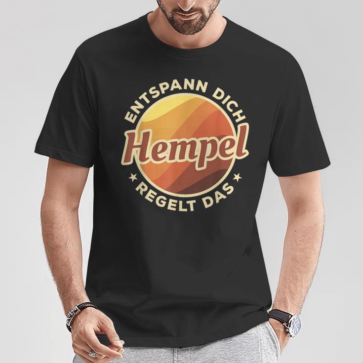 Entspann Dich Hempel Regelt Das T-Shirt Lustige Geschenke