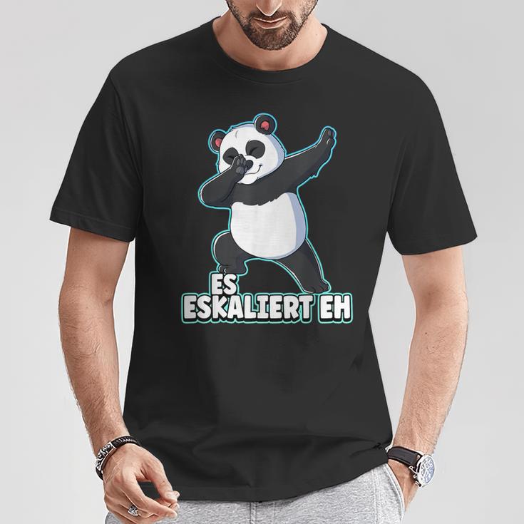 Es Eskaliert Eh Panda S T-Shirt Lustige Geschenke