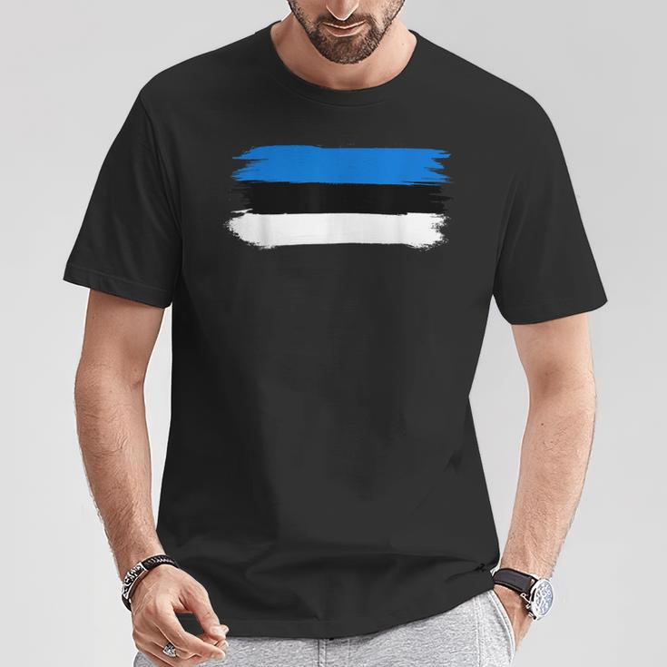 Estonia Estonia Maps Estonia Flag For Women T-Shirt Lustige Geschenke