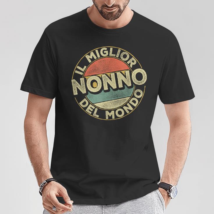 Festa Del Papà Uomini Il Miglior Nonno Del Mondo Nonno Maglietta Regalos divertidos
