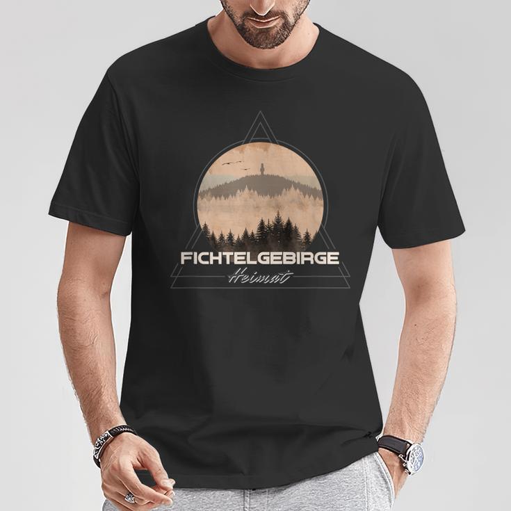 Fichtelgebirge Heimat Schneeberg Ochsenkopf Kösseine T-Shirt Lustige Geschenke