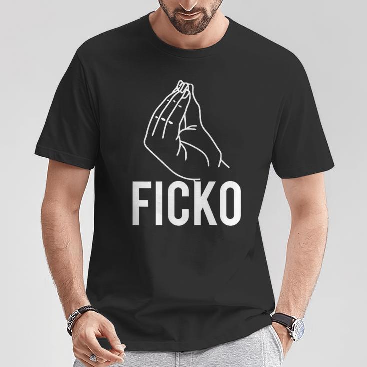 Ficko Hand Sign Italian Gesture T-Shirt Lustige Geschenke