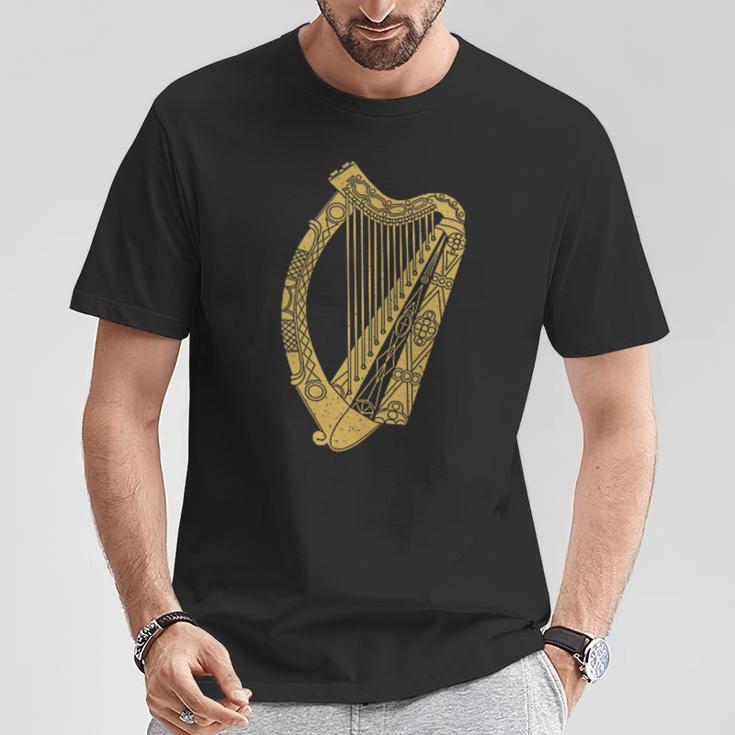 Flag Of Ireland Harp Flag Irish Harp Symbol T-Shirt Lustige Geschenke