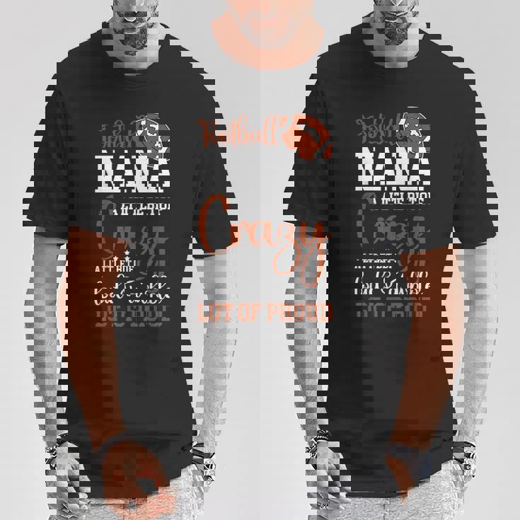 Football Nana Proud Nana Of A Football Player T-Shirt Seseable UK