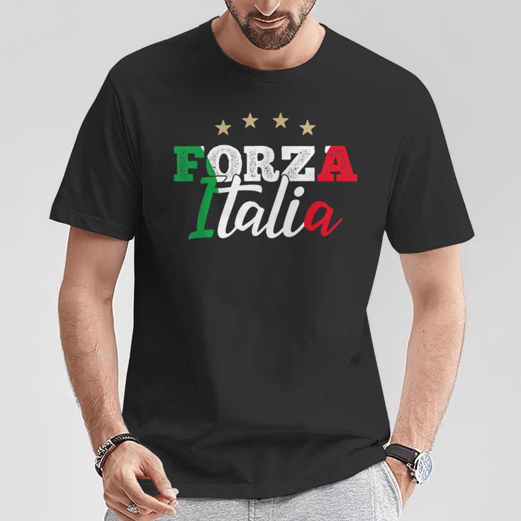 Forza Italia For Italian Football Fans T-Shirt Lustige Geschenke