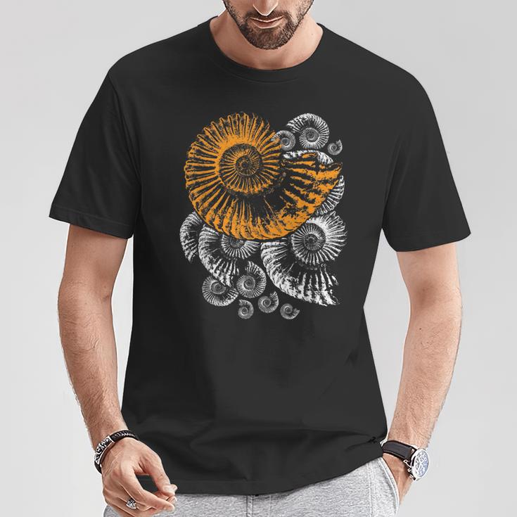 Fossil Paleontologist Ammonite T-Shirt Lustige Geschenke