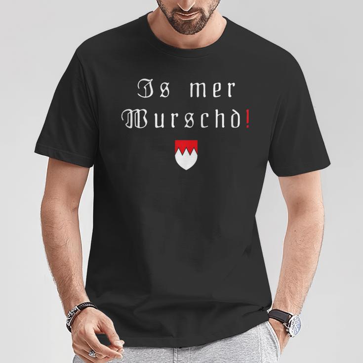 Fränkisch Fränkische Dialect Franken Crest T-Shirt Lustige Geschenke