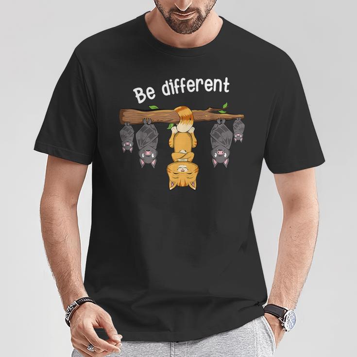 Be Different Cat T-Shirt Lustige Geschenke