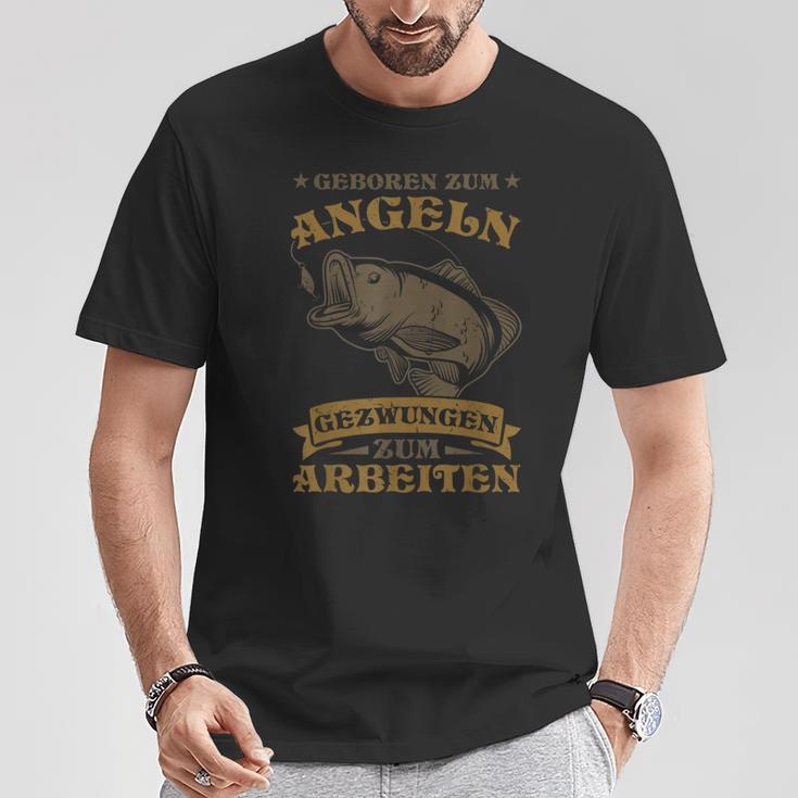 Fischer Saying Angel Liebe Geboren Zum Fngeln T-Shirt Lustige Geschenke