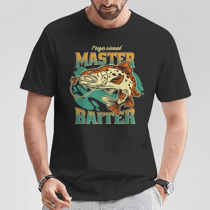 Professional Master Baiter Fischer Adult Humour T-Shirt Lustige Geschenke