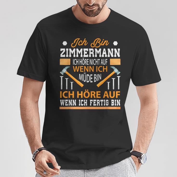 Slogan Zimmermann Idea For Craftsmen T-Shirt Lustige Geschenke