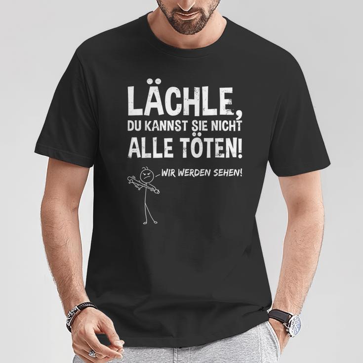 Smile Du Kannst Sie Kannst Sie Nicht Alle Köten T-Shirt Lustige Geschenke