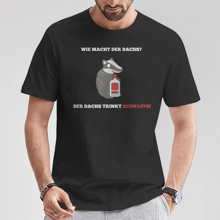 Witz Wie Macht Der Badger Slogan Malle Beer Alcohol T-Shirt Lustige Geschenke