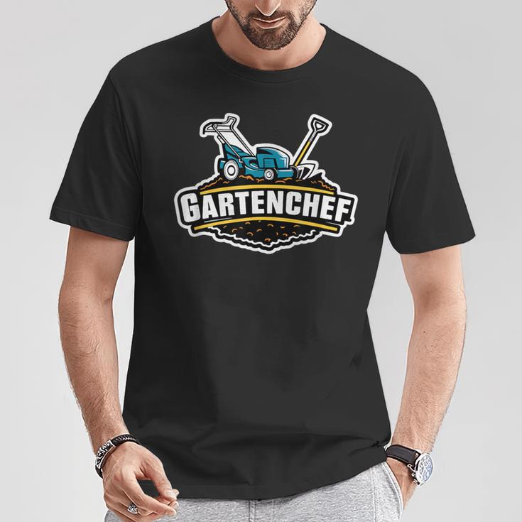 Gartenchef Des Schrebergartens Für Kleingärtner T-Shirt Lustige Geschenke