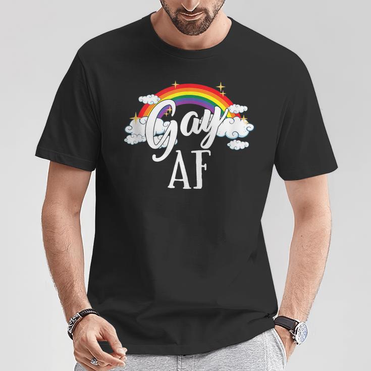 Gay Af Lgbtq Gay Pride Week Month Parade T-Shirt Unique Gifts
