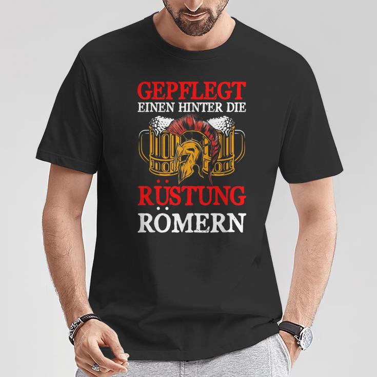 Gepflegt Einen Hinter Die Rüstung Römern Beer Saying T-Shirt Lustige Geschenke