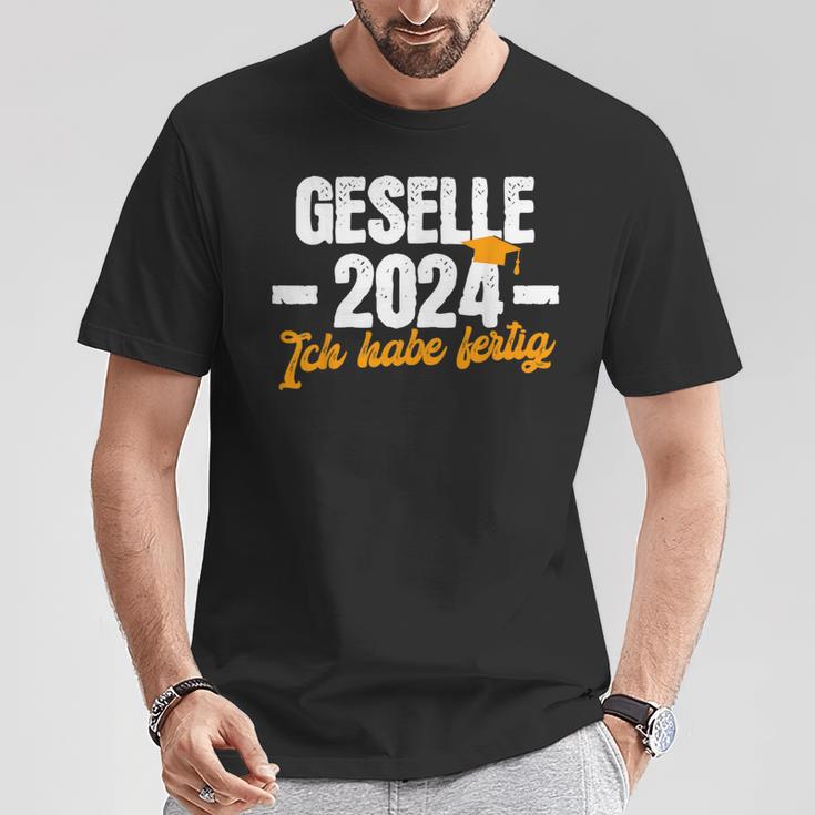 Geselle 2024 Ich Habe Fertig Gesellenprüfung T-Shirt Lustige Geschenke