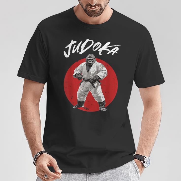 Gorilla Judoka Judo T-Shirt Lustige Geschenke